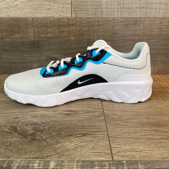 Nike Explore Strada White Black Blue Fury - Picture 3 of 6